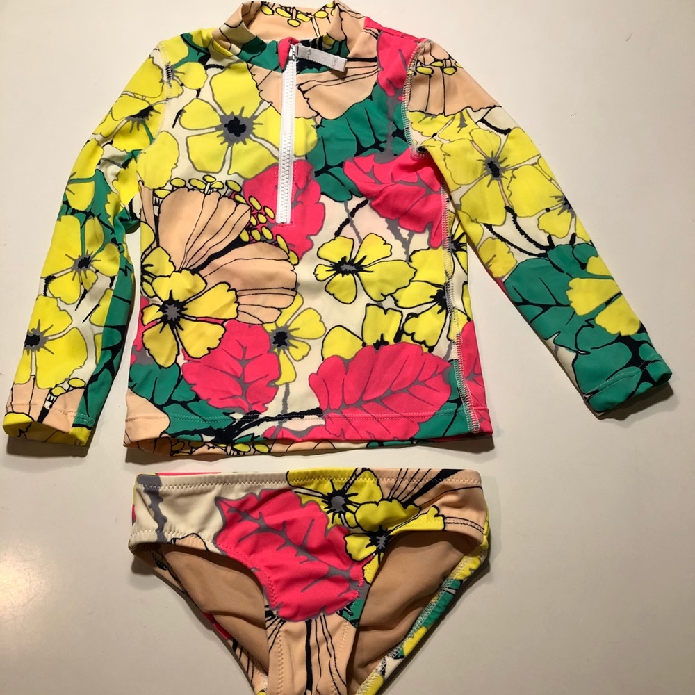 J Crew/Crewcuts Rash Guard Set 2T